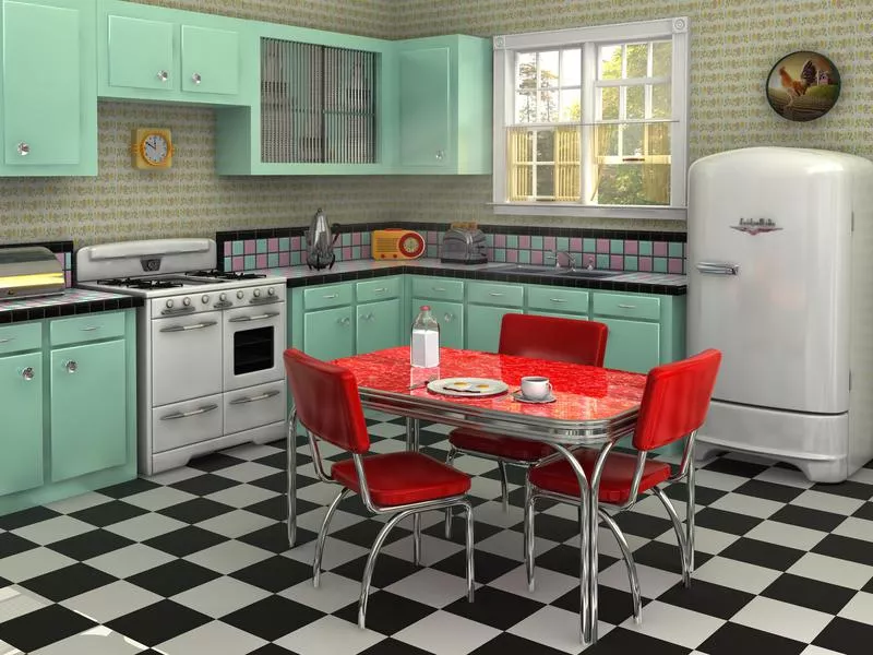 old kitchen