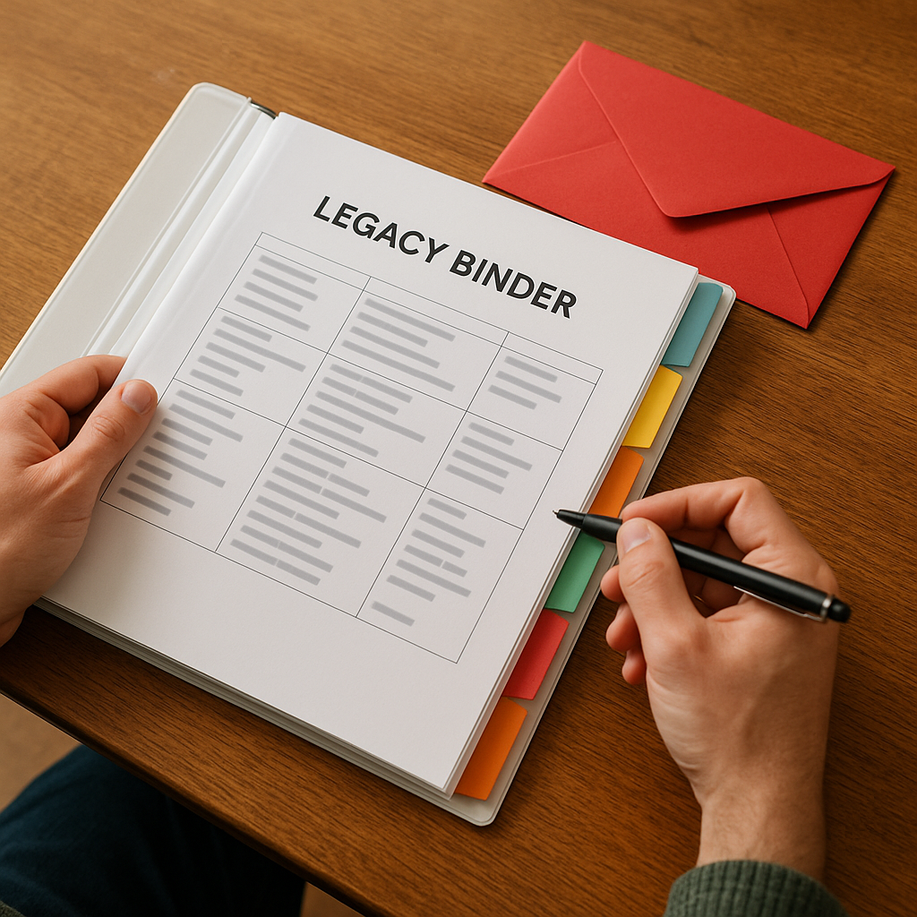 The Legacy Binder I Hand to a Spouse Without Narrating