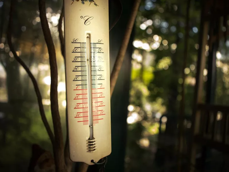 Rustic thermometer