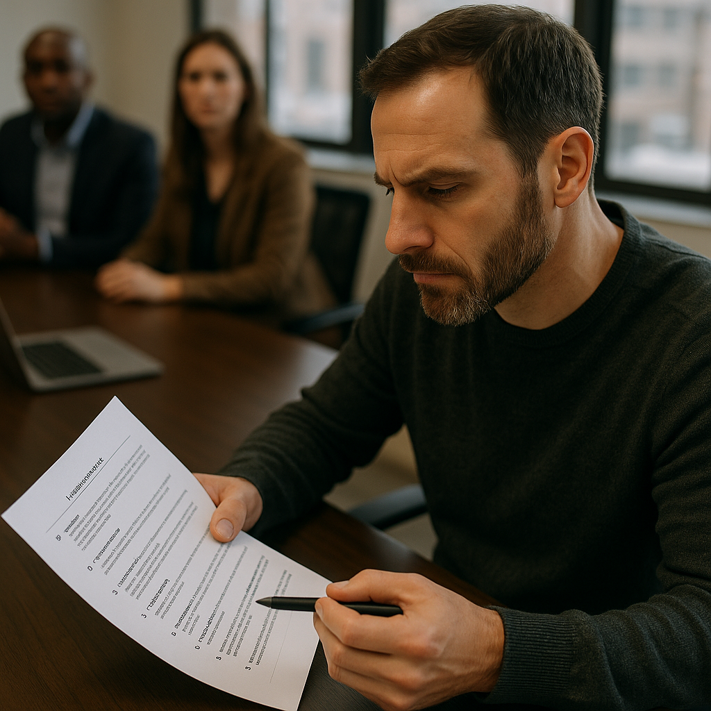 Come back with an Investment Committee memo you can defend